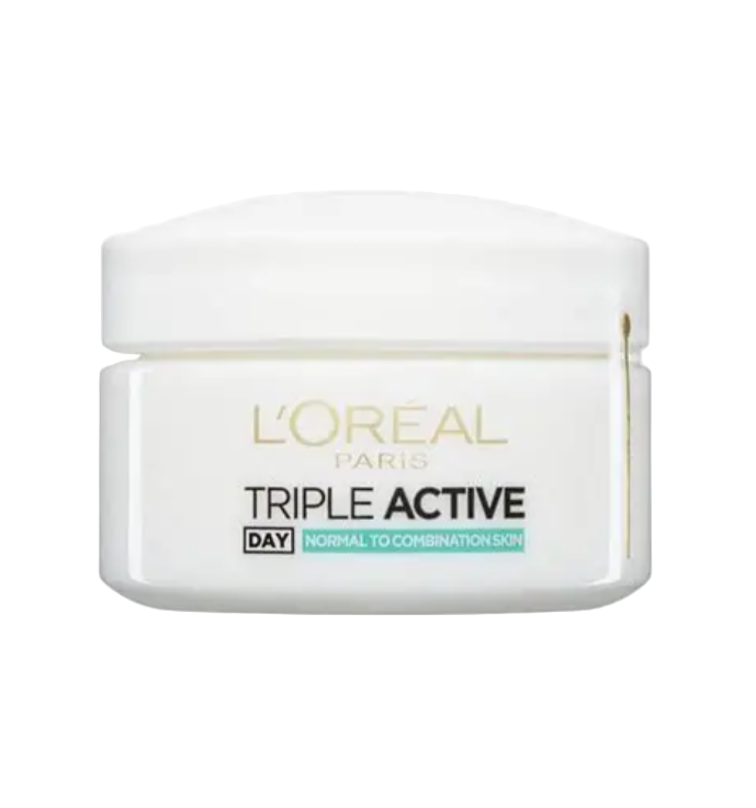L'Oreal Paris Triple Active Day 24H Hydrating Moisturizer for Normal to Combination Skin 50ml