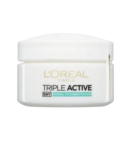 L'Oreal Paris Triple Active Day 24H Hydrating Moisturizer for Normal to Combination Skin 50ml
