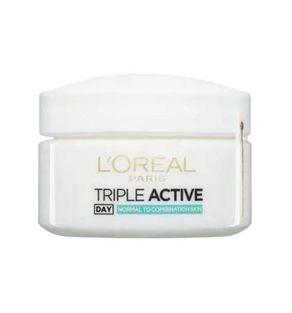 L'Oreal Paris Triple Active Day 24H Hydrating Moisturizer for Normal to Combination Skin 50ml