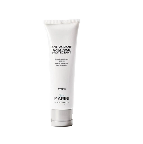 Tube of Marini skincare product on a white background