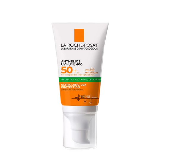 La Roche-Posay sunscreen tube on a white background