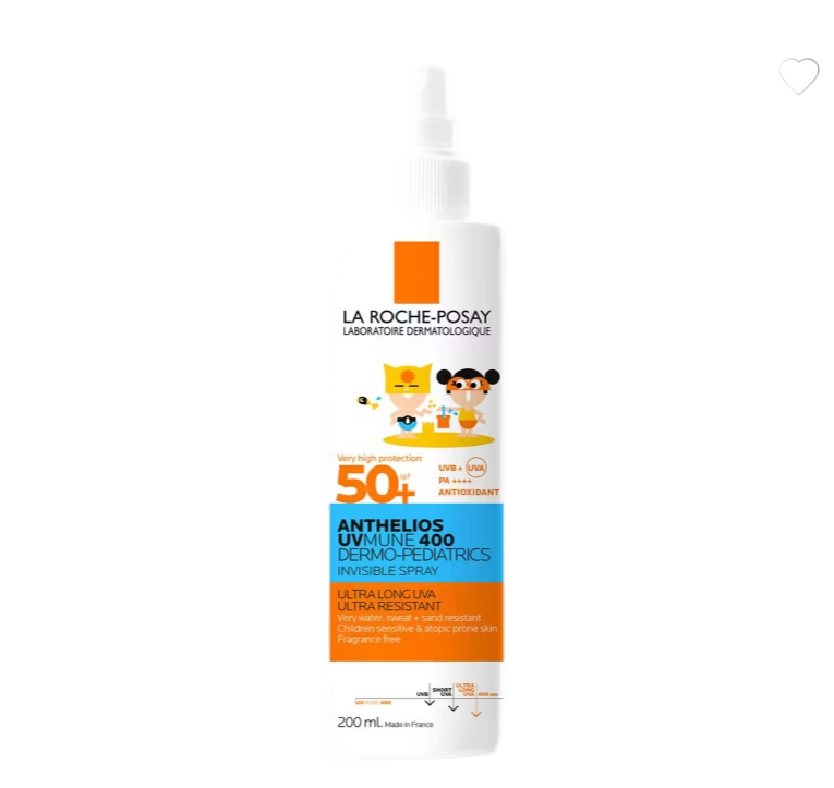 La Rocheposay Anthelios Invisible Spray Spf 50 Ultralight Protective Spray For Children 200 Ml