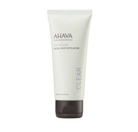 AHAVA Dead Sea Mud Facial Exfoliator – Gentle Hydrating Face Scrub with Natural Micro Granules