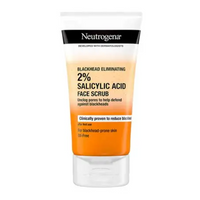 Neutrogena Salicylic Acid Face Scrub Blackhead Eliminating Facial Scrub  150 Ml
