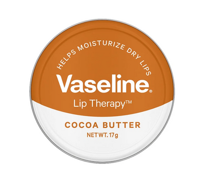 Vaseline Lip Therapy Cocoa Tin Moisturizing Lip Balm