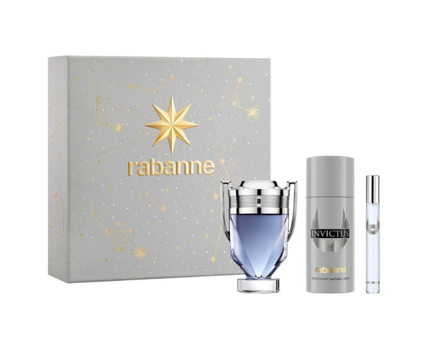 Paco Rabanne Invictus Eau De Toilette Spray 100 Ml Set