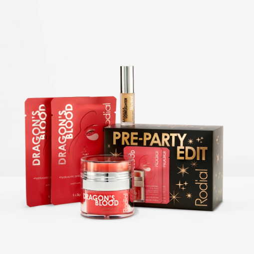 Rodial Preparty Edit Holiday Skincare & Makeup Gift Set with Banana