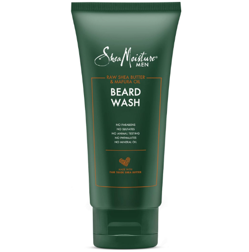 Shea Moisture Men's Beard Wash with Premium Ingredients Maracuja Oil and Shea Butter 170ml 6 Ounces