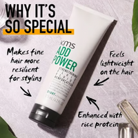 KMS ADDPOWER Strengthening Fluid for Fine Hair 125ml