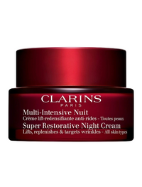 Clarins Multi-Intensive Nuit Super Restorative Night Cream jar on a white background