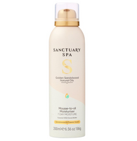 Sanctuary Spa Golden Sandalwood Mousse to Oil Moisturiser 200ml