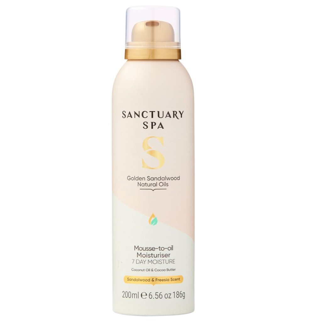Sanctuary Spa Golden Sandalwood Mousse to Oil Moisturiser 200ml