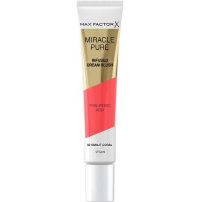 Max Factor Miracle Pure Infused Cream Blush - 02 Sunlit Coral