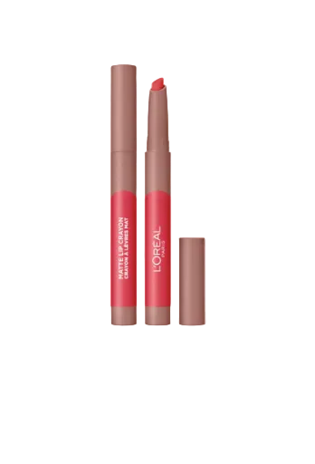 L'Oreal Paris Infallible Lip Crayon Pink Lipstick - 108 Hot Apricot