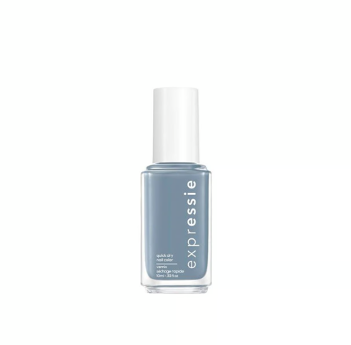 Essie ExprEssie Quick Dry Formula, Blue Grey Nail Polish 340 Air Dry
