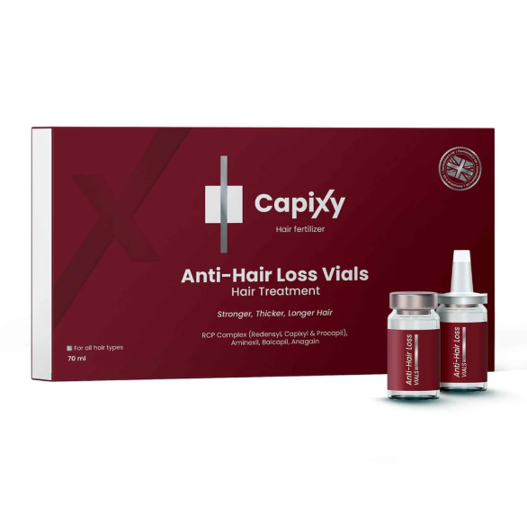 Capixy Anti Hair Loss Vials 70ml | Intensive Hair & Scalp Treatment