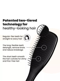Tangle Teezer Chrome Ultimate Detangler Brush for Wet & Dry Hair
