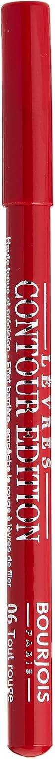 Bourjois Levres Contour Edition Lip Liner and Pencil 6 Tout Rouge Reds, 1.14g