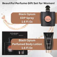 Yves Saint Laurent Black Opium Pour Femme Set Eau De Parfum Spray 50ml + Body Balm 50ml