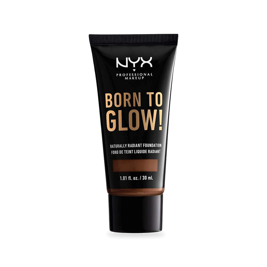 NYX Professional Makeup Born To Glow Naturally Radiant Foundation - 22.7 Deep Walnut