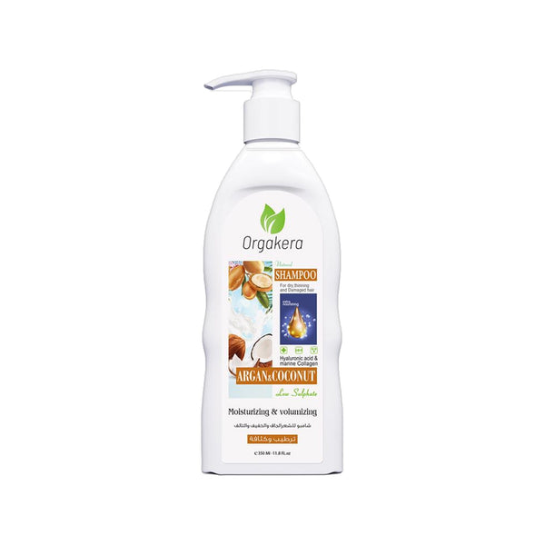 Orgakera Argan & Coconut Shampoo 350ml | Nourishing Hair Care