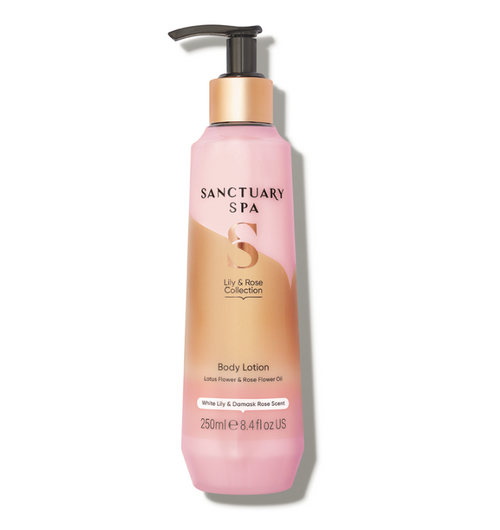Sanctuary Spa Lily and Rose Body Lotion with Lotus Flower and Vitamin C 250ml