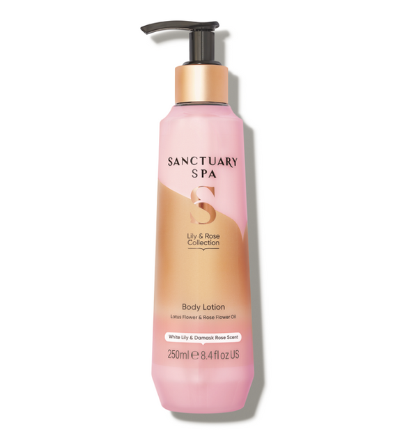 Sanctuary Spa Lily and Rose Body Lotion with Lotus Flower and Vitamin C 250ml