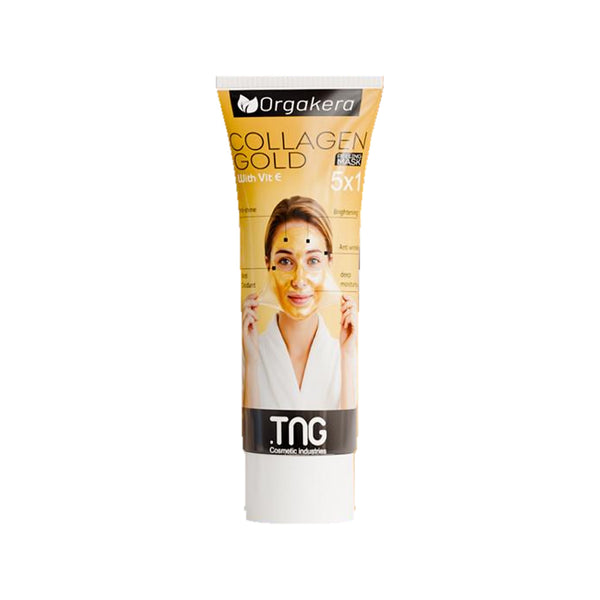 Orgakera Gold Collagen Mask 120g – Hydrating & Firming Face Mask for Radiant Skin