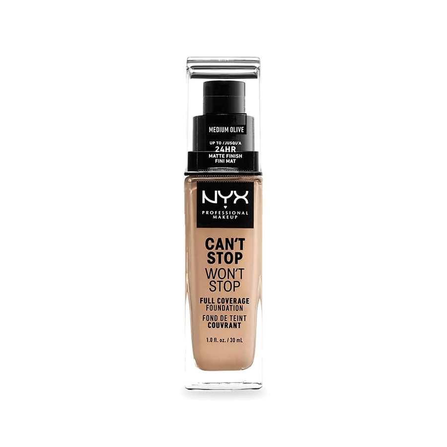 NYX Can't Stop Won't Stop Full Coverage Foundation - 09 Medium Olive