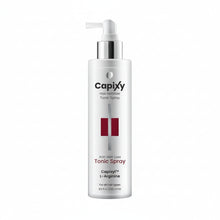 Capixy Hair Fertilizer Tonic Spray 250ml displayed clearly, highlighting the product packaging, name, size, and hair growth care purpose.
