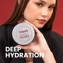 Capixy Hair Mask 250ml designed to moisturize hair and improve manageability while reducing dryness.
