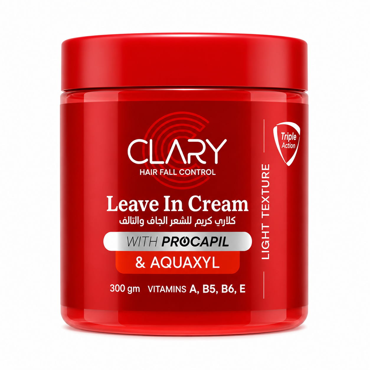 Clary Leave-In Cream with Procapil and Argan Oil for smoother, softer-looking hair