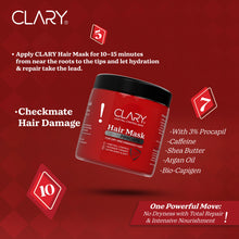 Clary Hair Mask with 3% Procapil, Argan Oil and Shea Butter for nourished, softer-looking hair