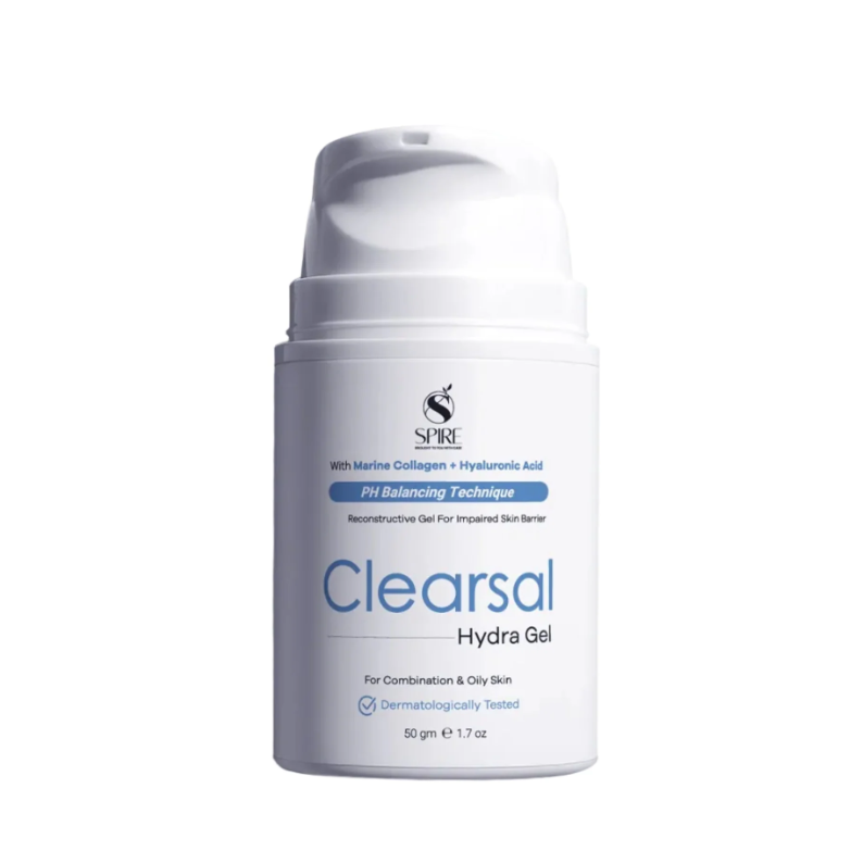 Clearsal Hydra Gel formulated to provide lightweight hydration and leave skin feeling soft and refreshed.