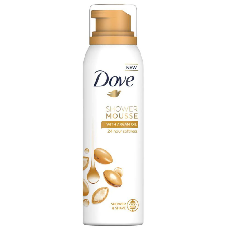 Dove Argan Oil Shower Mousse, 200 ml