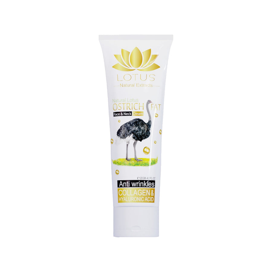 Lotus Ostrich Fat Anti-Wrinkle Cream 120g – Intensive Moisturizing & Firming Facial Cream