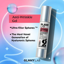 GLAMY LAB Anti-Wrinkles Face Gel with Hyaluronic Acid, Peptides and Collagen for smoother-looking skin