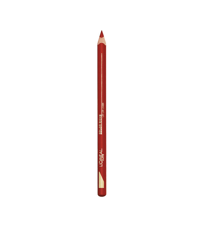 L'Oréal Paris Color Riche Lip Liner in shade 125 Maison Marais displayed as a lip pencil, featuring a richly pigmented formula for precise lip definition.