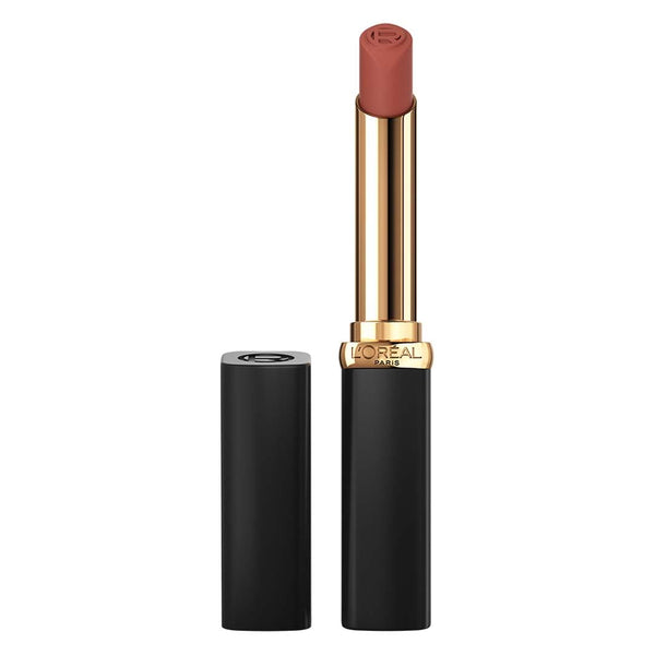 L'Oréal Paris Colour Riche Intense Volume Matte Lipstick in shade 540 Le Nude Unstoppable with rich nude color and a velvety matte finish.