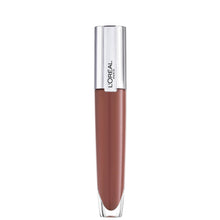 L'Oréal Paris Rouge Signature Matte Liquid Lipstick in shade 414 I Escalate displayed in its tube, featuring a lightweight liquid lipstick with a matte finish.