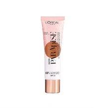 L'Oréal Paris Skin Paradise Tinted Moisturiser in shade 02 Deep displayed in its tube, featuring a lightweight tinted formula with a natural, radiant-looking finish.