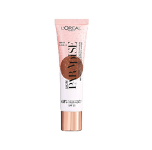 L'Oréal Paris Skin Paradise Tinted Moisturiser in shade 03 Deep displayed in its tube, featuring a lightweight tinted formula with a natural, radiant-looking finish.