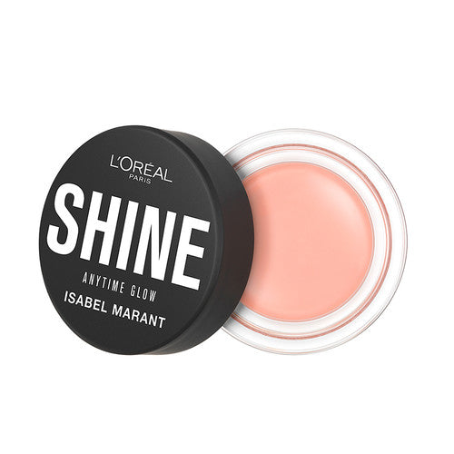 L'Oréal Shine Anytime Glow Highlighter with a lightweight illuminating formula and a radiant finish for a luminous complexion.