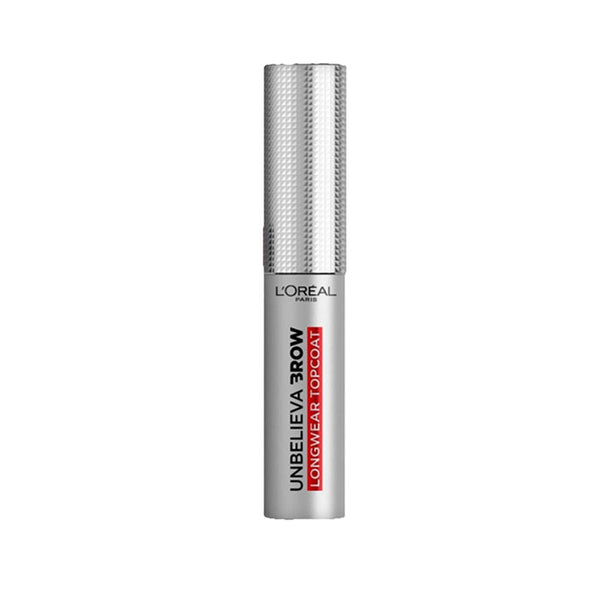 L'Oréal Unbelieva Brow Longwear Topcoat in Universal Transparent featuring a clear brow topcoat designed to help keep brow makeup in place with a lightweight formula.