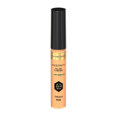 Max Factor Facefinity All Day Flawless Concealer in shade 040 with lightweight, full coverage and a natural matte finish.