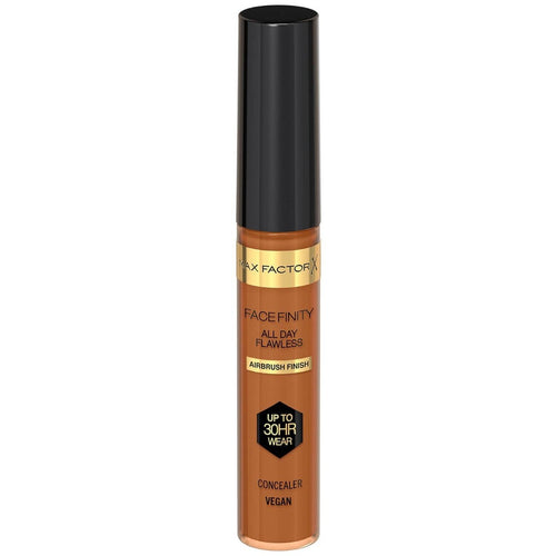 Max Factor Facefinity All Day Flawless Concealer in shade 090 with lightweight, full coverage and a natural matte finish.