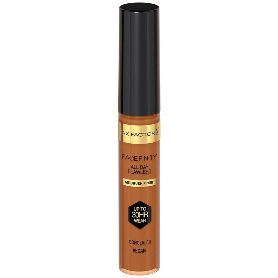 Max Factor Facefinity All Day Flawless Concealer in shade 090 with lightweight, full coverage and a natural matte finish.