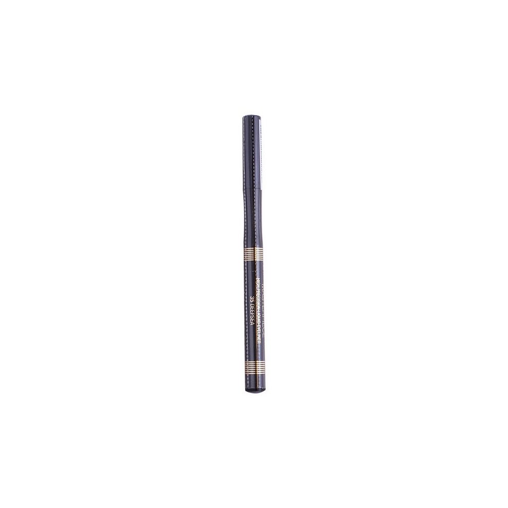 Max Factor Masterpiece High Precision Liquid Eyeliner in Chocolate displayed in its eyeliner pen, featuring a precision tip for smooth and controlled application.