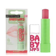 Maybelline Baby Lips Melon Mania providing lightweight moisture for smooth, healthy-looking lips.
