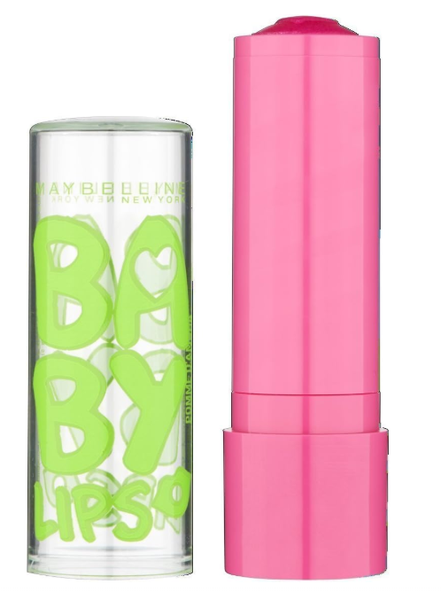 Maybelline Baby Lips Valentine Kiss Lip Balm in shade 15 displayed in its tube, featuring a moisturizing lip balm formula with a soft hint of color.